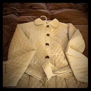 BRAND NEW..NEVER WORN TAN COAT